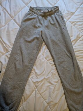 Champion Gray Men’s Fleece Joggers with Logo